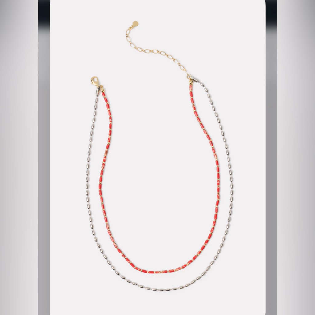 Evereve Hermosa Layered Necklace 48$